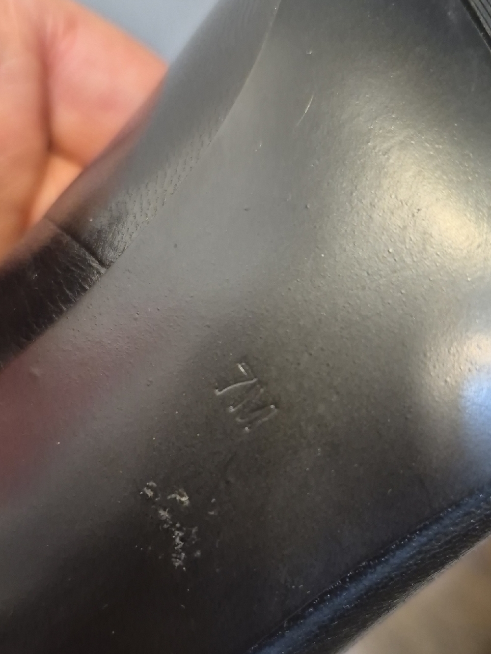 Marc Fisher Black Leather Pointed-Toe Pumps - Picture 9 of 9